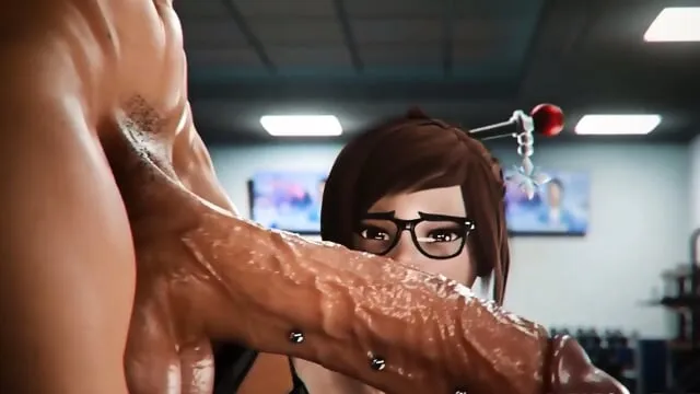 Horny Chubby Bitch Gets Destroyed In The Gym By Monster BBC 3d Sexgame Hq (Uncensored)