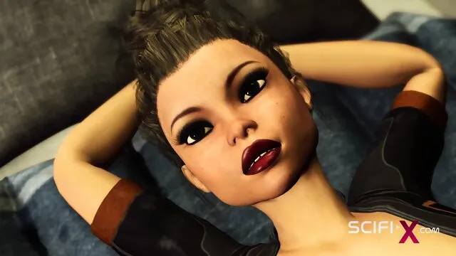 Cyber Hunter Fucks Hard A Sexy Brunette In The Sci Fi Prison (Uncensored)